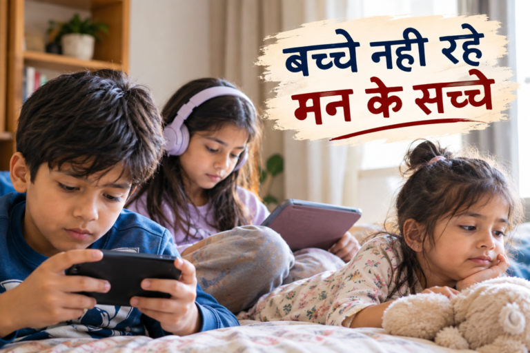 बच्चे नही रहे मन के सच्चे..